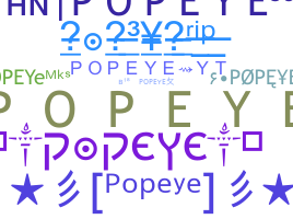 Takma ad - Popeye