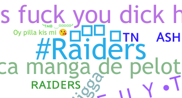 Takma ad - Raiders