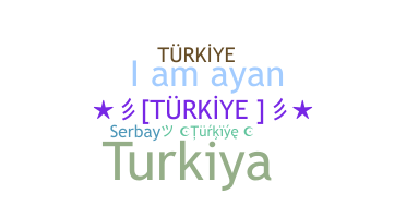 Takma ad - Turkiye