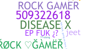 Takma ad - Rockgamer