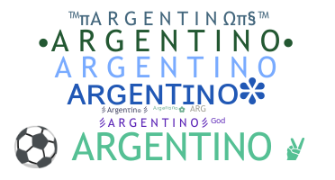 Takma ad - Argentino
