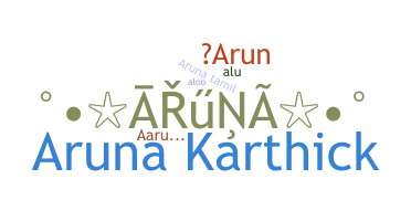 Takma ad - Aruna