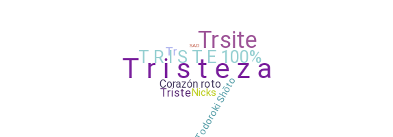 Takma ad - Tristeza