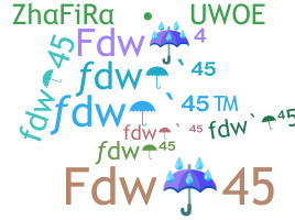 Takma ad - Fdw45