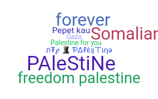 Takma ad - Palestine